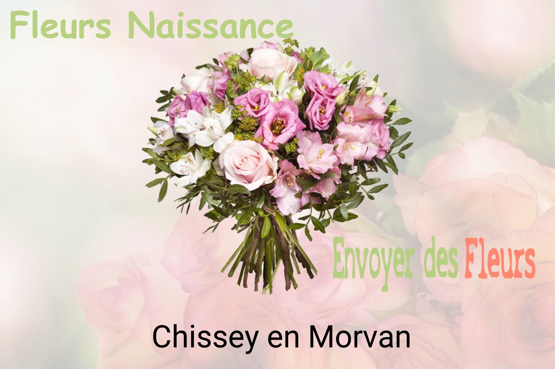 Bouquet de fleurs de naissance livré à Chissey-en-Morvan