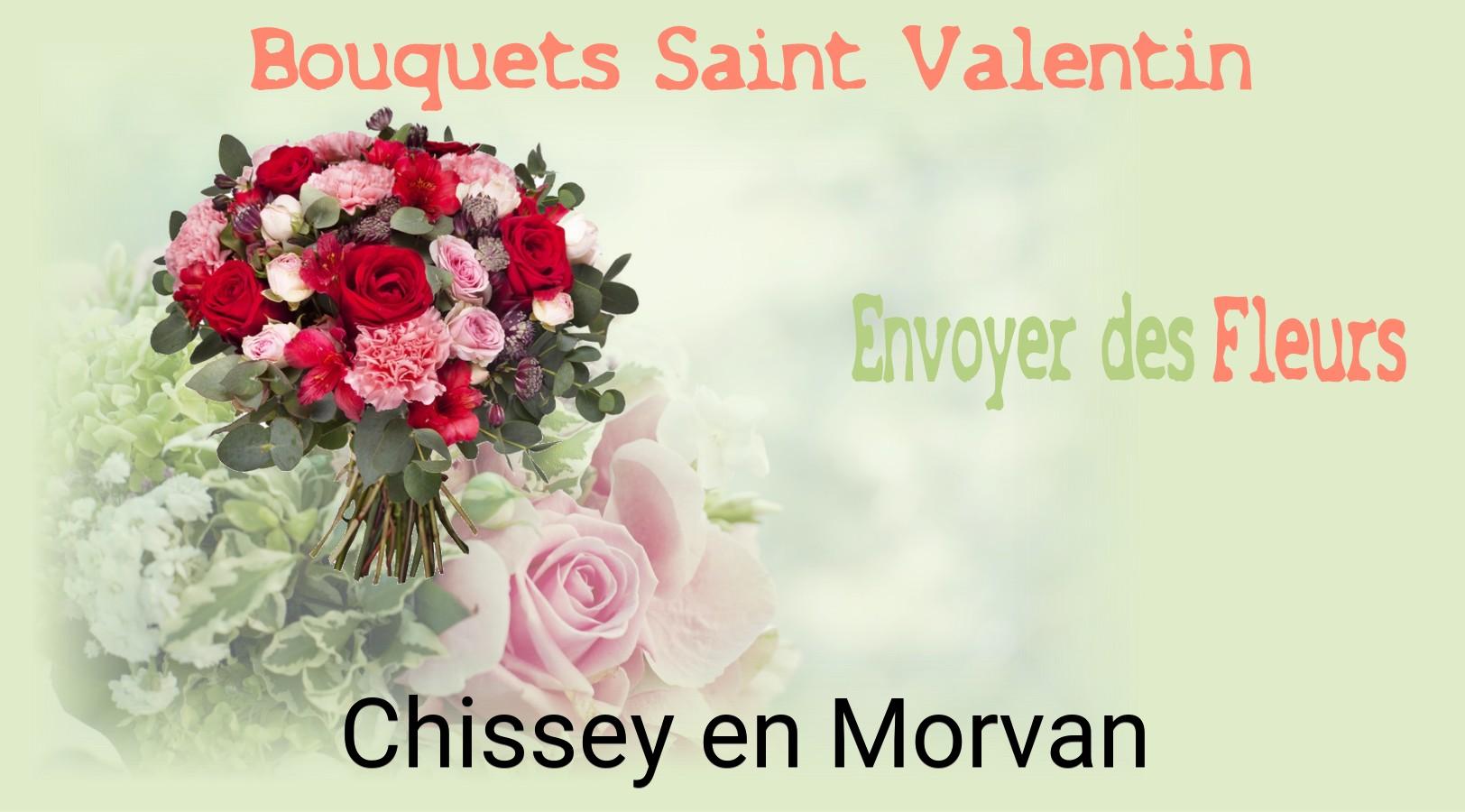 Roses de Saint-Valentin livrées à Chissey-en-Morvan
